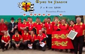 2016 - Open de France 
Equipe Homme de Normandie Championne de France
7 archers de Préaux dans la sélection Normande