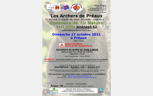 Concours Tir Nature PREAUX - 17/10/2021